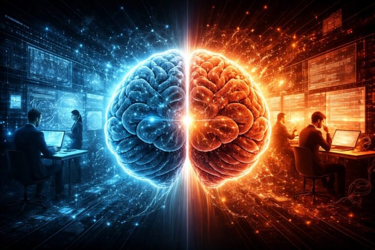 The split mind of AI's future