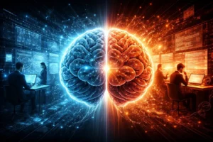 The split mind of AI's future