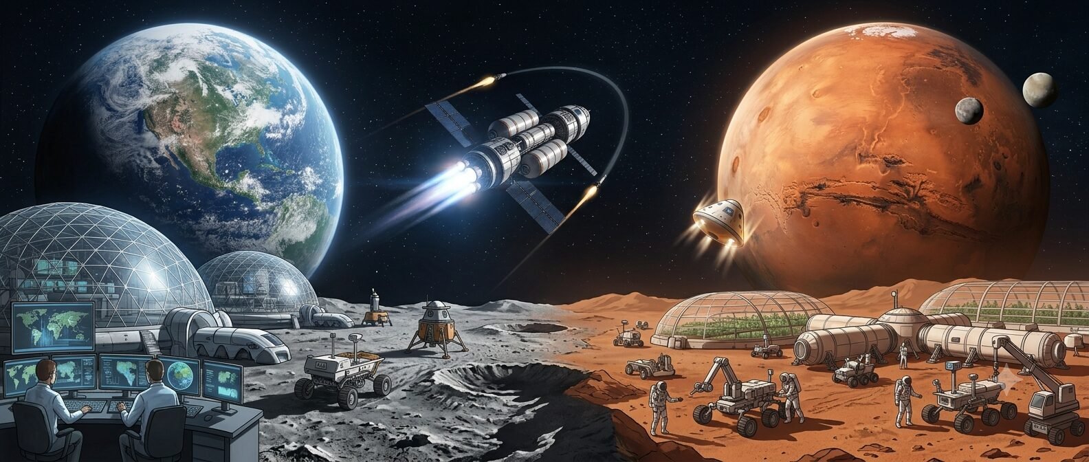 From Moon Craters to Martian Dust